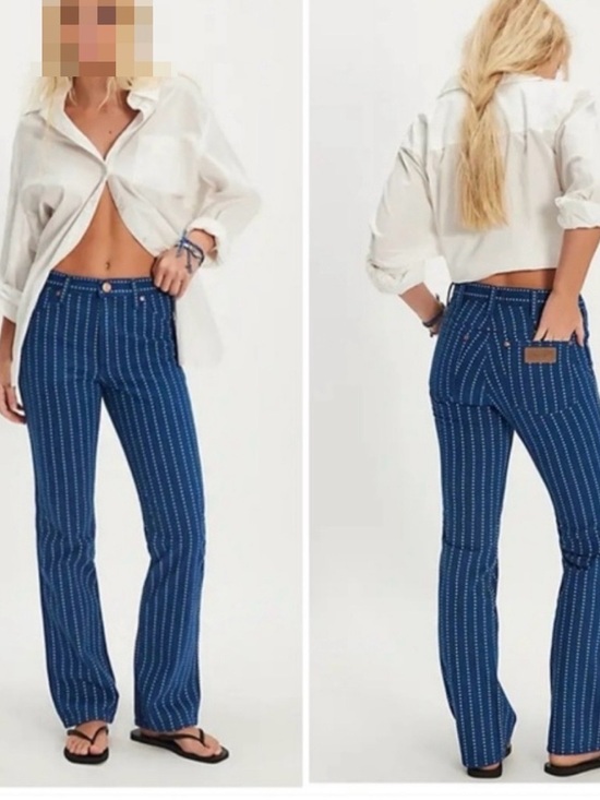 Wrangler Denim - Anthropologie Wrangler Wrancer High-Rise Straight-Leg Jeans NWT